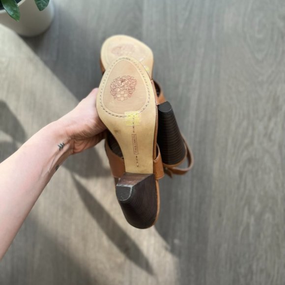 Vince Camuto Brown Strappy Sandals - Picture 9 of 11